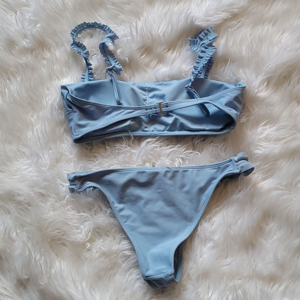 Two Set Baby blue Canary Yellow Small Bikini - Picture 2 of 15